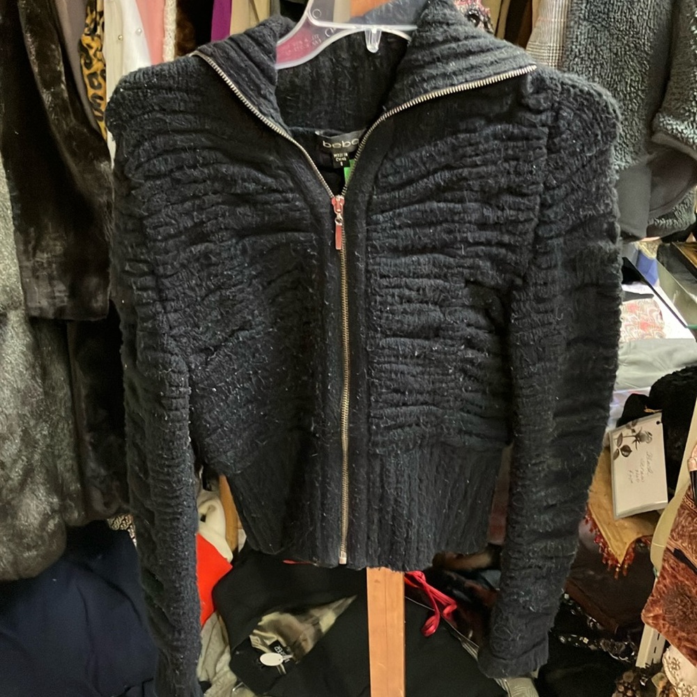Bebe Zip Up Sweater